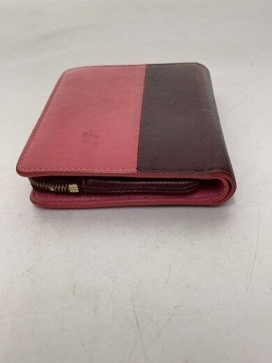 商品画像：2つ折り財布/レザー/PNK/レディース 3