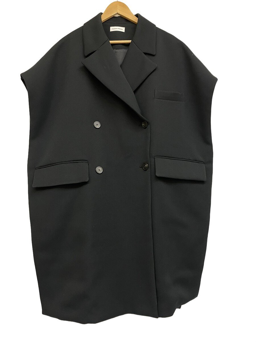 MAISON SPECIAL / コート/FREE/ポリエステル/BLK/無地/21212165102