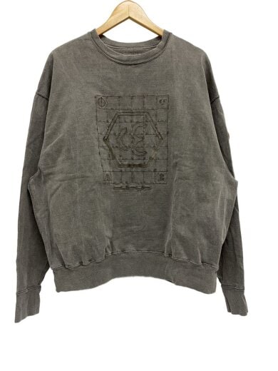 商品画像：長袖Tシャツ/L/コットン/GRY 1