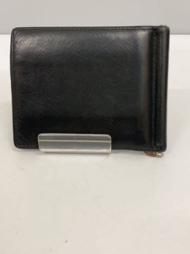 商品画像：2つ折り財布/レザー/BLK/メンズ 4