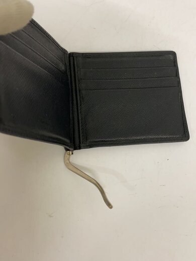 商品画像：2つ折り財布/レザー/BLK/メンズ 7