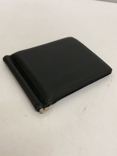 商品画像：2つ折り財布/レザー/BLK/メンズ 9