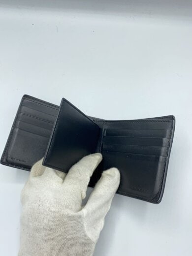 商品画像：2つ折り財布/レザー/NVY/メンズ 6