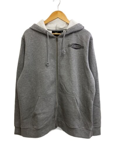 商品画像：ジップパーカー/L/コットン/GRY/96038-21VM// 1