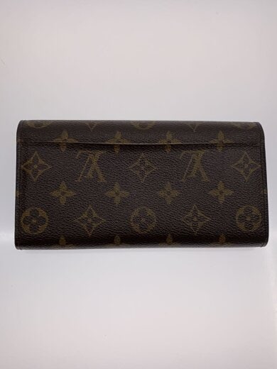 商品画像：2)ポルト・フォイユ・サラ_モノグラム・キャンバス/PVC/BRW/総柄/レディース 2