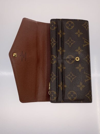 商品画像：2)ポルト・フォイユ・サラ_モノグラム・キャンバス/PVC/BRW/総柄/レディース 4