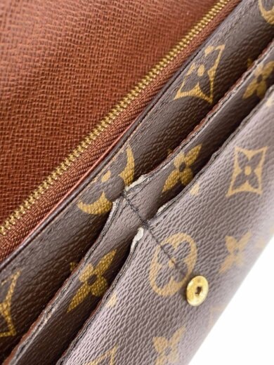 商品画像：2)ポルト・フォイユ・サラ_モノグラム・キャンバス/PVC/BRW/総柄/レディース 8