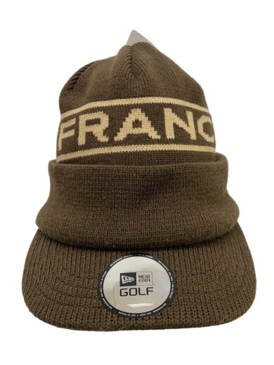 商品画像：ニットキャップ/FREE/アクリル/BRW/総柄/メンズ 1