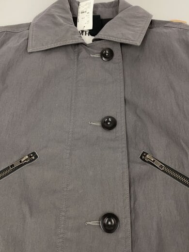 商品画像：ジャケット/1/コットン/GRY/無地/595-4225507 6