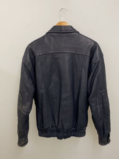 商品画像：SOCCORSO/レザージャケット・ブルゾン/L/羊革/NVY 2