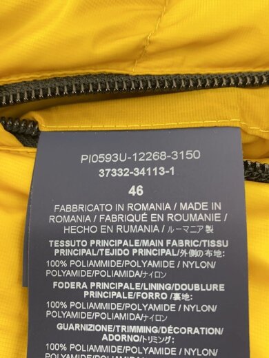 商品画像：ダウンジャケット/46/ナイロン/YLW/無地/PI0593U-12268-3150 4
