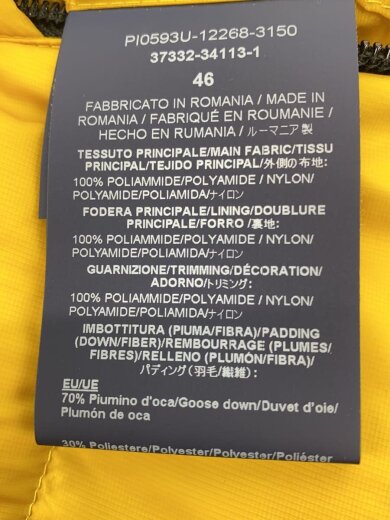 商品画像：ダウンジャケット/46/ナイロン/YLW/無地/PI0593U-12268-3150 5