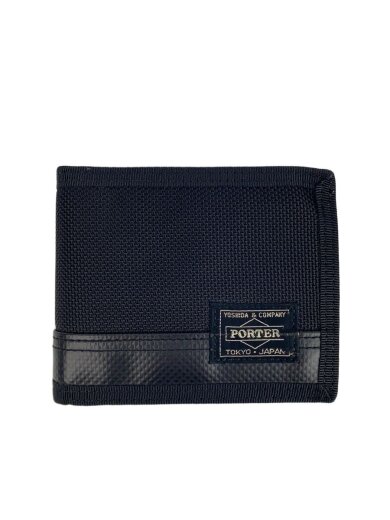 商品画像：2つ折り財布/ナイロン/BLK/無地/メンズ/703-07976 1