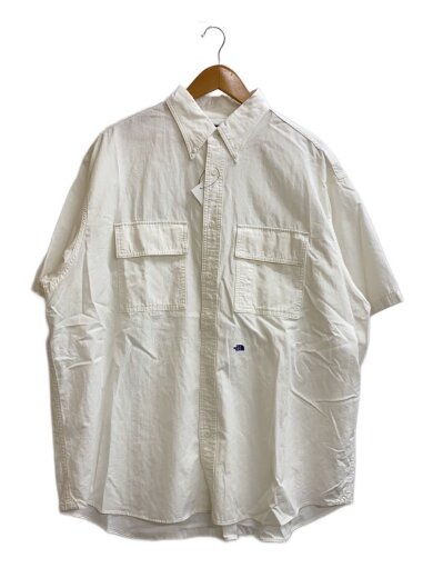 商品画像：半袖シャツ/XL/コットン/WHT/無地/N25SG134// 1