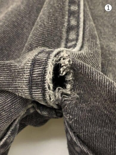 商品画像：LOOSE FIT TAPERED/34/コットン/GRY/無地/42560-4159 7