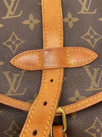 商品画像：1)ソミュール30_モノグラム・キャンバス/PVC/BRW 9