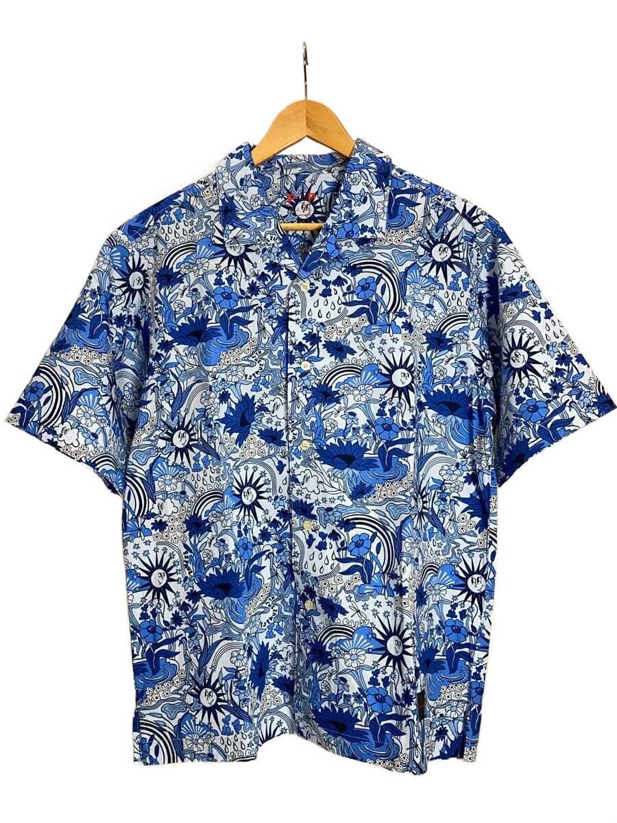 Paul Smith / 半袖シャツ/M/コットン/BLU/花柄/82-7334