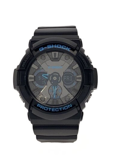 商品画像：クォーツ腕時計/デジタル/--/SLV/BLK/ーー/GA-201BA 1