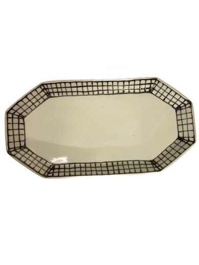 商品画像：格子八角プレート 1