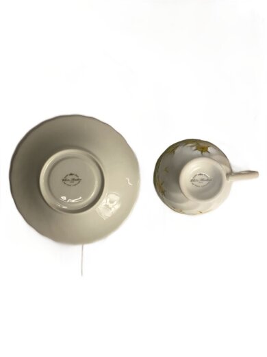 商品画像：カップ&ソーサー/5点セット/WHT 3