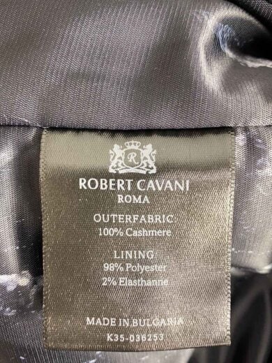 商品画像：ROBERT CAVANI/チェスターコート/48/カシミア/BLK 3