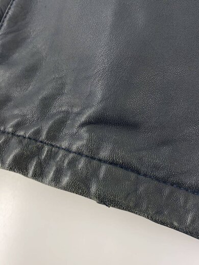 商品画像：レザージャケット・ブルゾン/S/羊革/NVY 6