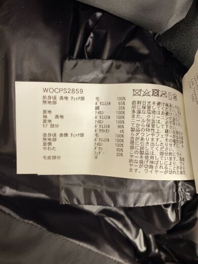 商品画像：ダウンジャケット/S/ウール/RED/WOCPS2859 4