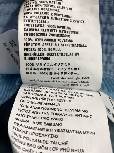 商品画像：バケットハット/M/BLU/レディース/三角プレート 6