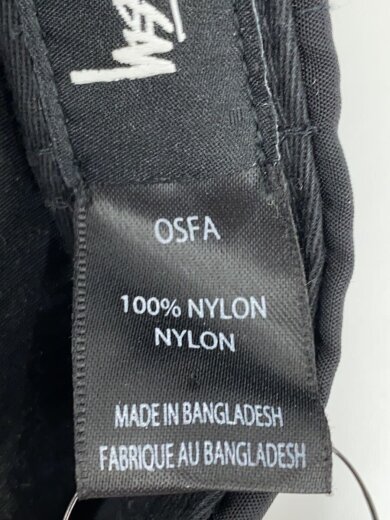 商品画像：キャップ/--/ナイロン/BLK/無地/メンズ 6