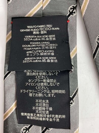 商品画像：ネクタイ/--/GRY/メンズ 5