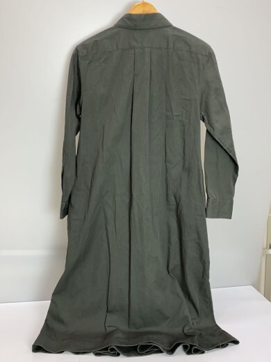 商品画像：シャツワンピース/1/コットン/GRN/無地/578-2258001 2