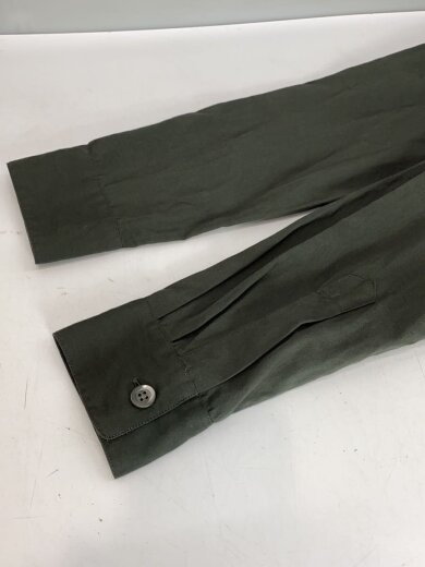 商品画像：シャツワンピース/1/コットン/GRN/無地/578-2258001 6