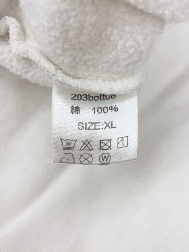 商品画像：スウェット/XL/コットン/WHT/プリント/203bott08// 4