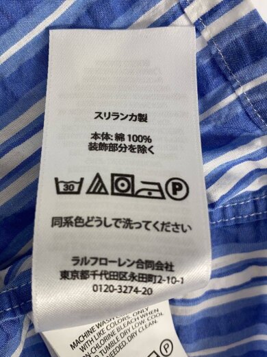 商品画像：半袖シャツ/XL/コットン/IDG/ストライプ 4