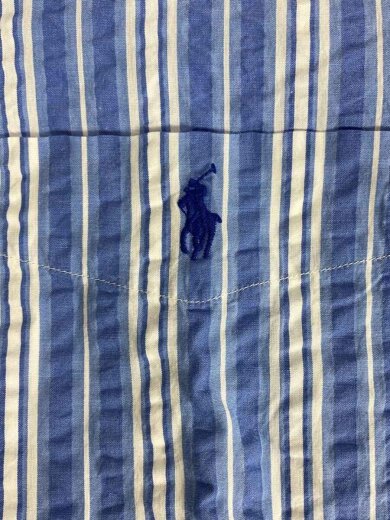 商品画像：半袖シャツ/XL/コットン/IDG/ストライプ 6