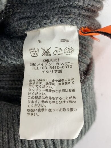商品画像：ニット・セーター(厚手)/S/ウール/GRY// 4