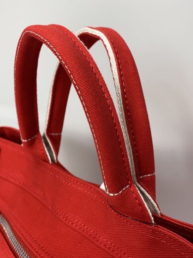 商品画像：トートバッグ/キャンバス/RED/667-19470-20 3