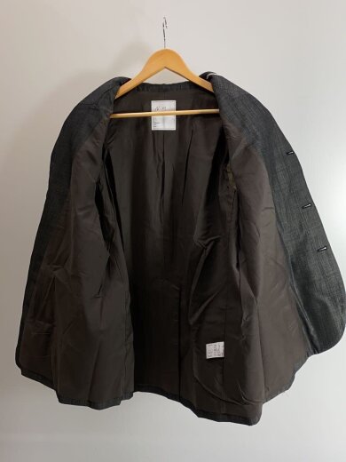 商品画像：テーラードジャケット/1/ウール/GRY/ANC-JK106/LAYERED TAILORED JACKET 3
