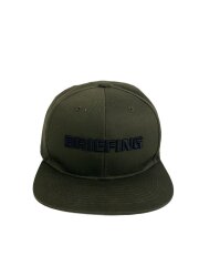 MS BASIC FLAT VISOR CAP/FREE/ポリエステル/カーキ/メンズ/BRG241M94