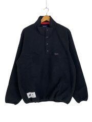 HUMMING FLEECE PULLOVER/1/ポリエステル/ブラック/無地