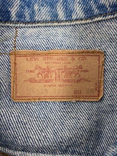 商品画像：デニムジャケット/34/デニム/インディゴ/705050217/4TH/ボタン裏52/70s 3