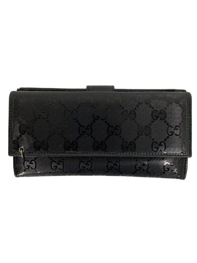 商品画像：インプリメ/長財布/ブラック/総柄/レディース/212104 1