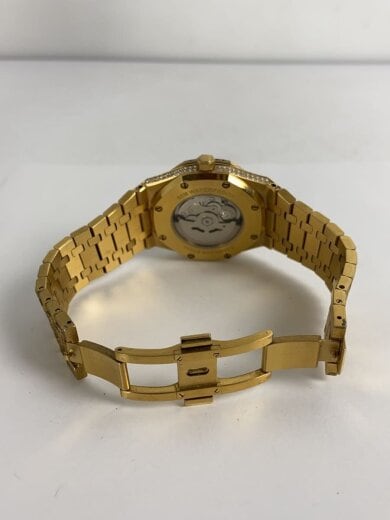 商品画像：Kronic jewelry/クォーツ腕時計/アナログ/ステンレス/ゴールド/Moissanite 4