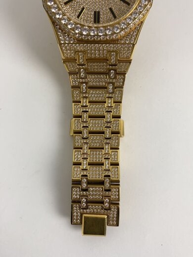 商品画像：Kronic jewelry/クォーツ腕時計/アナログ/ステンレス/ゴールド/Moissanite 5