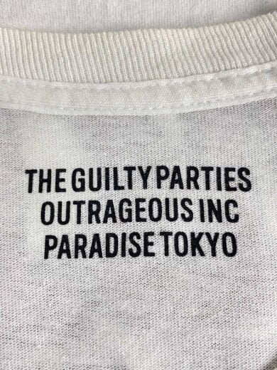 商品画像：長袖Tシャツ/XL/コットン/ホワイト/無地/バックプリント 3