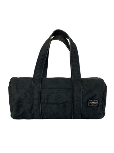 商品画像：SMOKY/ハンドバッグ/キャンバス/ブラック/無地 1