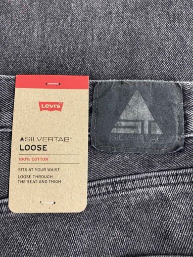 商品画像：デニムパンツ/28/コットン/グレー/SILVERTAB/LOOSE 4