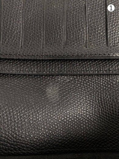 商品画像：長財布/レザー/ブラック 6