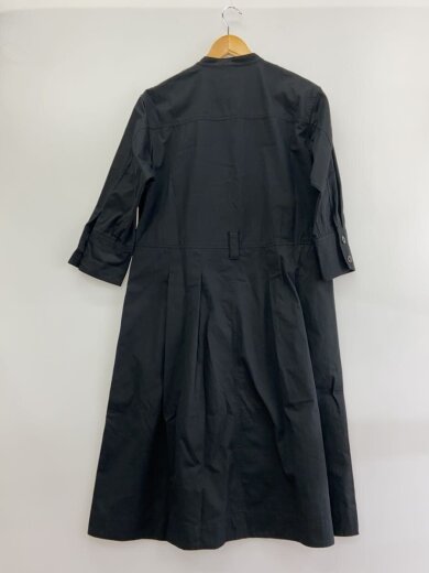 商品画像：長袖ワンピース/0/コットン/BLK/無地/595-3258501 2