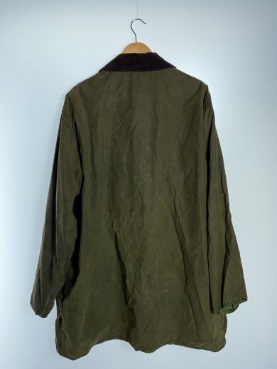 商品画像：ステンカラーコート/52/コットン/GRN/BORDER JAcket/ポケット付近破れ有 2